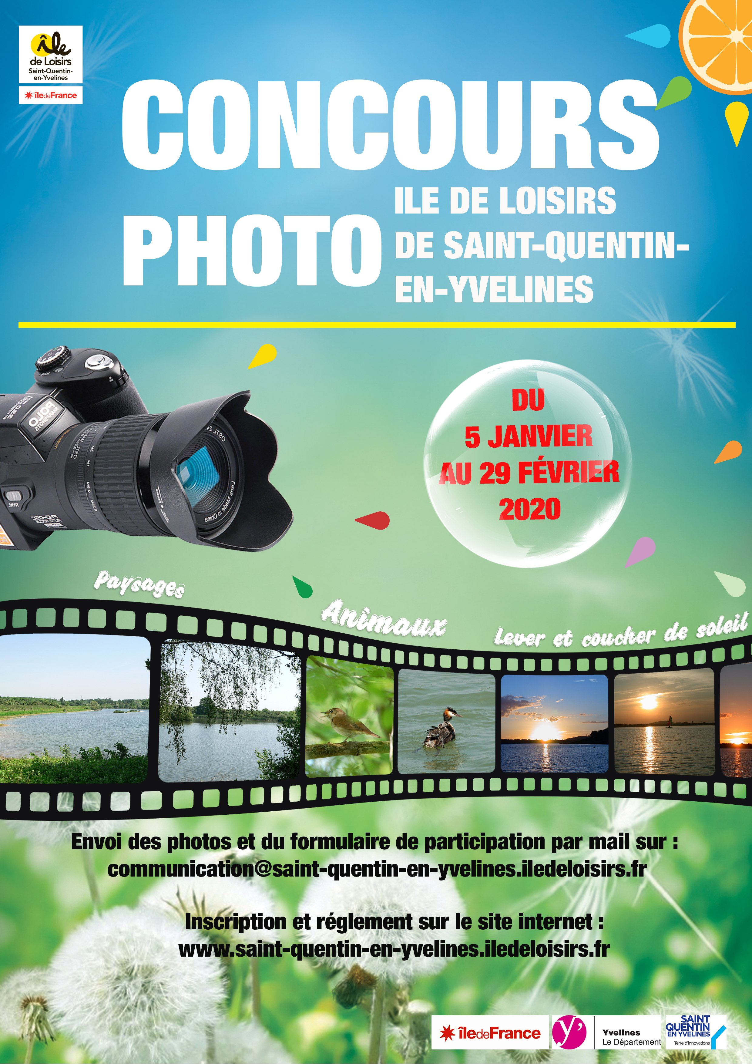 Concours photo 2020 Île de loisirs 78